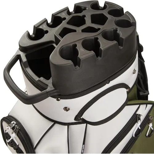 Vista 14 de UNIHIMAL Bolsa de carrito de golf de 14 vías Pro con divisor de longitud completa, bolsa de golf para hombres con asas y cubierta para lluvia