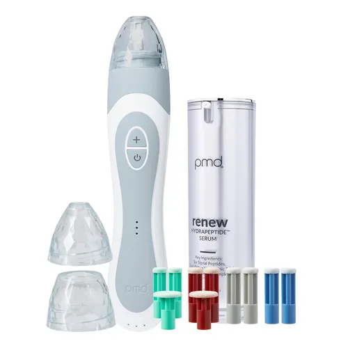 Vista 12 de PMD Beauty Personal Microderm Elite Pro - At-Home Use, Facial Exfoliator Tool, Microdermabrasion Machine Kit for Face and Body Skincare