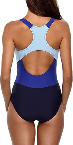 Vista 4 de American Trends Athletic Swimsuit for Women One Piece Lap Swimming Training Suit Tummy Control Bathing Suits