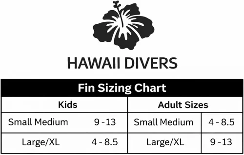 Vista 5 de Hawaii Divers Deep Sea Mirrored Adult Scuba Set - Includes Mask, Snorkel, Fins, Carry Bag
