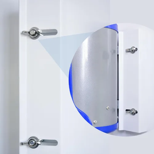 Vista 5 de SHELANDY Soporte de pared para secadora de mascotas con soporte de manguera Percha de hierro y soporte compatibles con pared seca