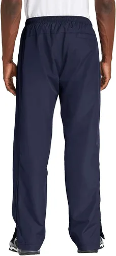 Vista 3 de Pantalón cortavientos de Sport-Tek para hombre, XL, Azul marino