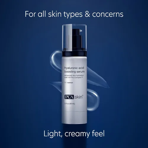Vista 8 de PCA SKIN Suero facial potenciador de ácido hialurónico, suero de ácido hialurónico para la cara hecho con niacinamida y ceramidas, ayuda a reducir