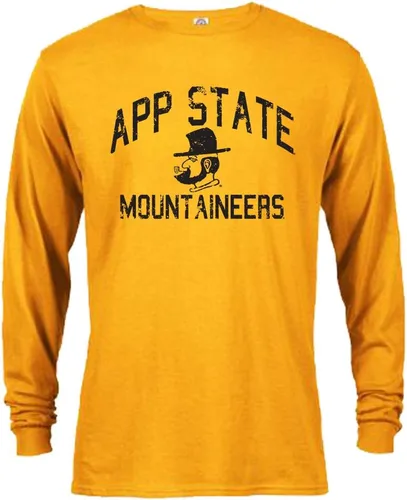 Vista 28 de Sport Your Gear Camiseta de manga larga con licencia oficial, estilo retro y envejecido para fanáticos universitarios