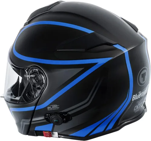 Vista 9 de Torc T-28B - Casco modular Bluetooth Dark Star