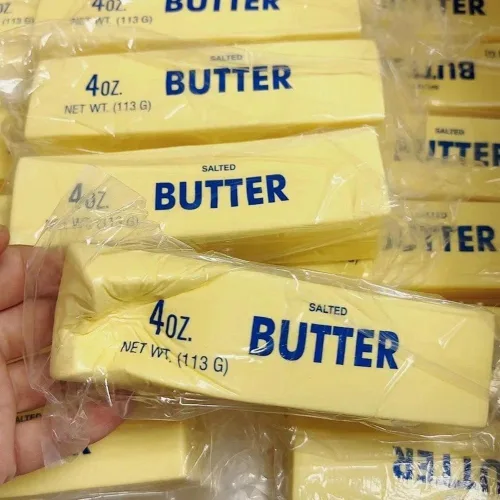 Vista 5 de Giant Butter Squishy – Jumbo Squishy Butter Stick, grande y mini juguete de mantequilla exprimible, alivio del estrés de 14 onzas, diversión