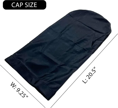 Vista 3 de Negro Spandex Dreadloc