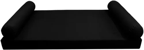 Vista 3 de Style5 Full Outdoor Daybed Mattress Bolster Knife Edge Insert and Cover Complete Set - AD109