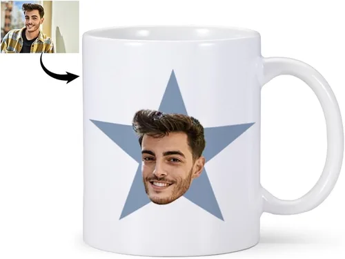 Vista 11 de Taza de café personalizada con cara de bebé, taza personalizada con foto, nombre y título, cumpleaños, Navidad, día del padre, día de la madre, baby