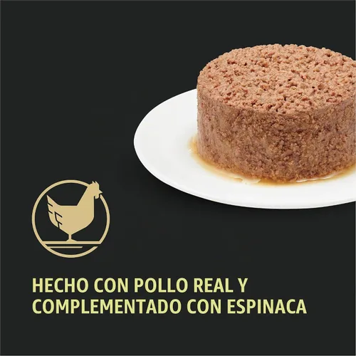 Vista 2 de Plan alimento Purina Pro húmedo para gatos, en lata, S