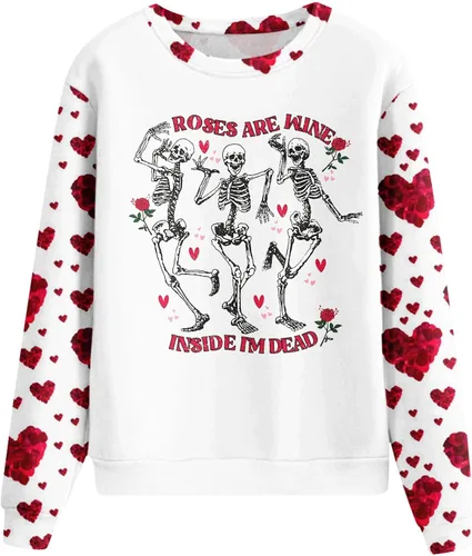 Vista 5 de IHGFTRTH Sudadera de manga larga con cuello redondo y estampado de moda