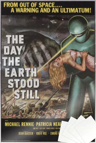 Vista 8 de The Day The Earth Stood Still - Movie Poster (Regular Style) (Size: 24" x 36") (Laminated Poster)