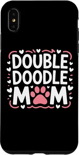 Vista 11 de Double Doodle Mom Doodle Dog Parent Family Canine Enthusiast Case for iPhone 16