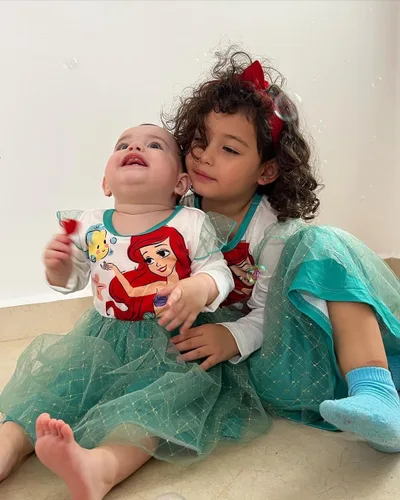 Vista 5 de Disney Frozen Elsa Princess Cenicienta Ariel Jasmine Rapunzel Vestido para bebéniño pequeño, vestido de tul superpuesto de malla con volantes