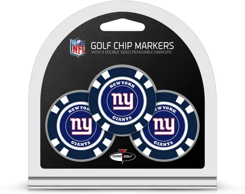Vista 24 de Team Golf Tamaño de fichas de póquer de la NFL con marcadores de esmalte de doble cara más pequeños
