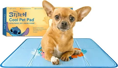 Vista 13 de The Green Pet Shop Cool Pet Pad – Extra pequeña, azul – Auto-refrigerante, alfombrilla activada por presión para perros y gatos de 0 a 8 libras