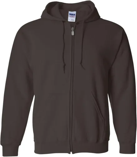 Vista 64 de Gildan Sudadera con capucha y cremallera completa para hombre