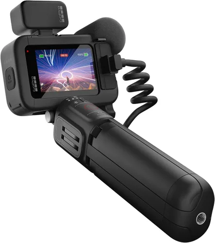 Vista 4 de GoPro HERO12 Black Creator Edition: incluye HERO12 Black, Volta (agarre de batería, trípode, control remoto), Media Mod, Light Mod, batería Enduro