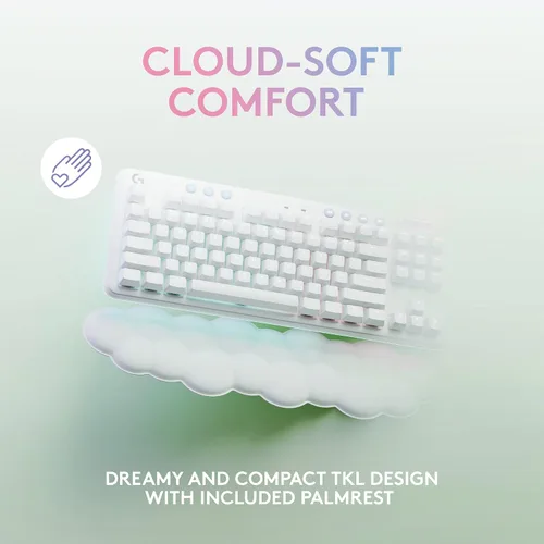 Vista 2 de Logitech G Combo inalámbrico para juegos, teclado G715 y mouse G705, iluminación RGB LIGHTSYNC, velocidad de luz, inalámbrica, Bluetooth