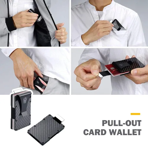 Vista 7 de Cartera de tarjetas RFID para hombre y mujer