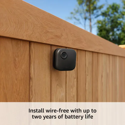 Vista 5 de Blink Outdoor 4, Cámara de seguridad inteligente inalámbrica, batería de dos años, video en vivo diurno en HD 1080p y nocturno por infrarrojos