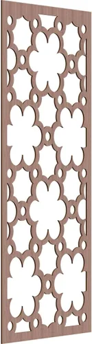 Vista 156 de 9 3/8"W x 24 3/8"H x 1/4"T Southgate Decorativos Paneles De Pared De Madera Calado, Abedul
