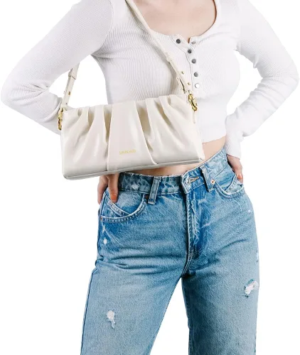 Vista 5 de SINBONO Evelyn Hobo - Bolso de mano con cierre de cremallera y correas ajustables para mujer