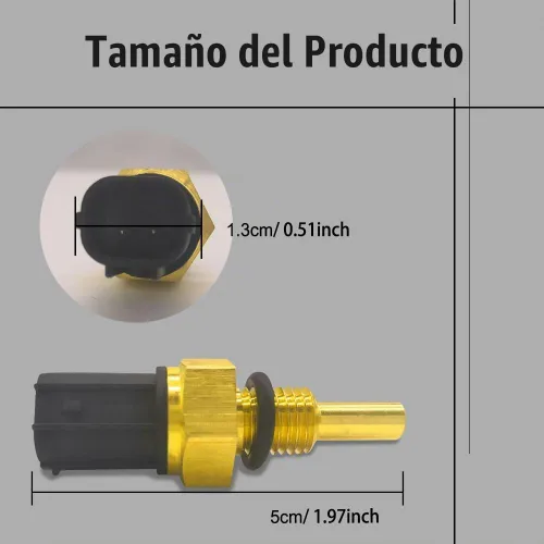 Vista 2 de Zufoty 37870-PNA-003 37870-PLC-004 Sensor de Temperatura de Refrigerante Compatible con Honda Civic Element 2001-2011, Accord CR-V 2003-2007, Pilot
