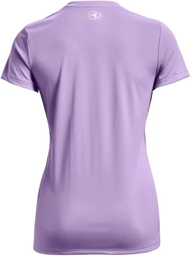 Vista 4 de Under Armour Tech - Camiseta de manga corta con cuello en V para mujer