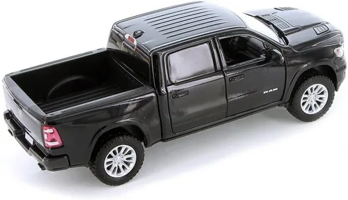 Vista 3 de Dodge Ram 1500 Crew Cab Laramie, Negro, 2019, Modelo de Coche, Motormax 1:24