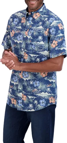 Vista 2 de Chaps Camisa para hombre - Camisa de manga corta con cuello abotonado (S-2XL)