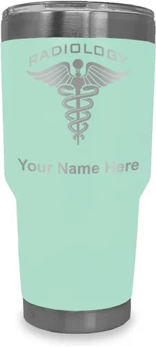 Vista 14 de LaserGram Vaso personalizado de 20 onzas, radiología (negro) Regalo grabado para radiólogos, acero inoxidable aislado al vacío, grabado con láser