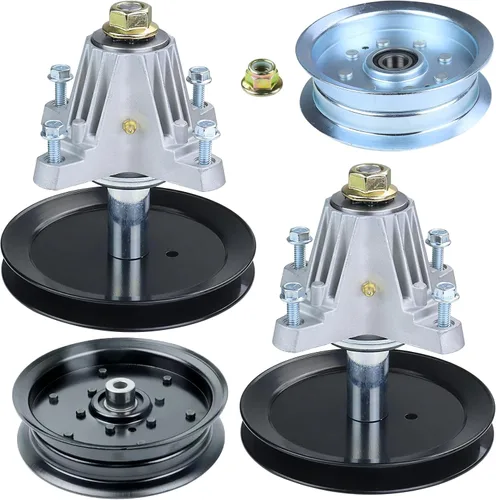 Vista 11 de 918-05078A Conjunto de husillo con polea tensora 756-05034A reemplaza a MTD 918-05078A Cub Cadet 918 05078A 918-05078 618-05078A 618 05078A para Cub