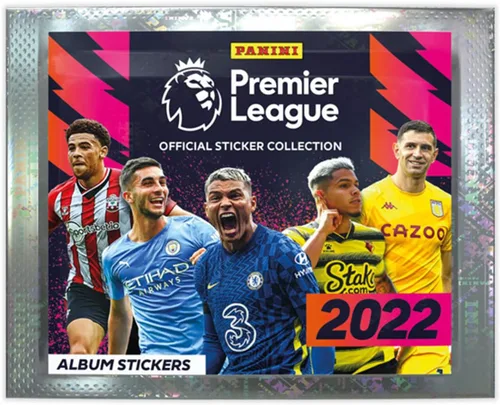 Vista 4 de Panini Colección de calcomanías de la Premier League 2022 (100 paquetes)