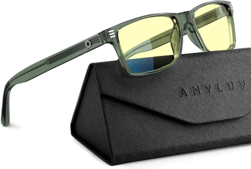 Vista 17 de ANYLUV Blue Light Glasses for Sleep, 99.9% Blue Green Light Blocking with Red Lens, Blue Light Glasses