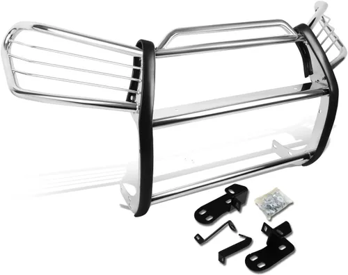 Vista 10 de DNA Motoring GRILL-G-064-BK - Protector de rejilla para parachoques delantero, color negro, compatible con Rav4 01-05