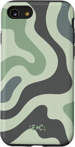 Vista 13 de Funda psicodélica para iPhone 15 Retro Groovy Liquid Swirl Hippie 70's 80's