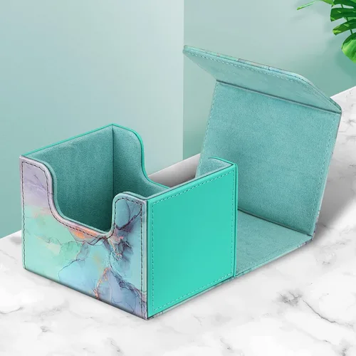 Vista 6 de CaseBot Caja de cartas compatible con MTG/TCG/CCG, funda magnética para tarjetas de juego de gran tamaño que se adapta a más de 180 tarjetas