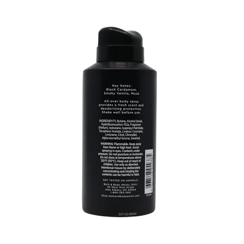 Vista 2 de Bath & Body Works Noir - Aerosol desodorizante corporal para hombre, 3.7 onzas
