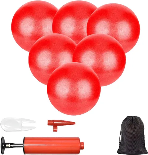 Vista 15 de Mini bolas de yoga 9 pulgadas ejercicio pilates terapia equilibrio micropore bola Barre equipo para entrenamiento de estabilidad en el hogar