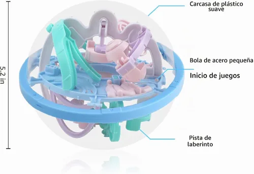 Vista 2 de Balance Laberinth Ball 3D Laberinto Ball Laberinto Rompecabezas de rompecabezas rompecabezas mágicos 3D juego laberinto rompecabezas para adultos