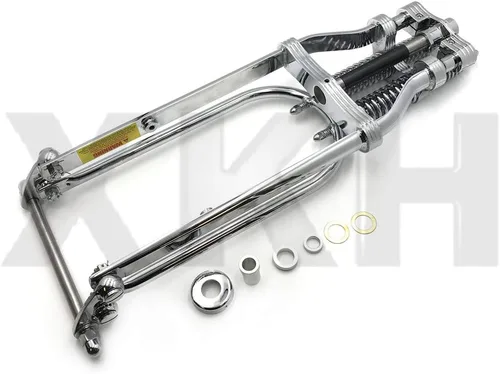 Vista 8 de SMT- BOBBER EXTREMO DELANTERO DE MUELLE Cromado Compatible con -4" BAJO STOCK H-D Arqueado [B07M8P8169]