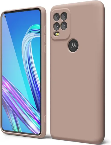 Vista 33 de oakxco para Motorola Moto G Stylus 5g 2021 Funda de teléfono de silicona líquida, delgada y suave, de goma de caucho, TPU, cubierta simple y lisa