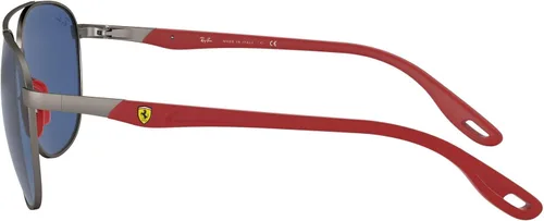 Vista 3 de Ray-Ban Rb3659m Scuderia Ferrari Collection Square Sunglasses