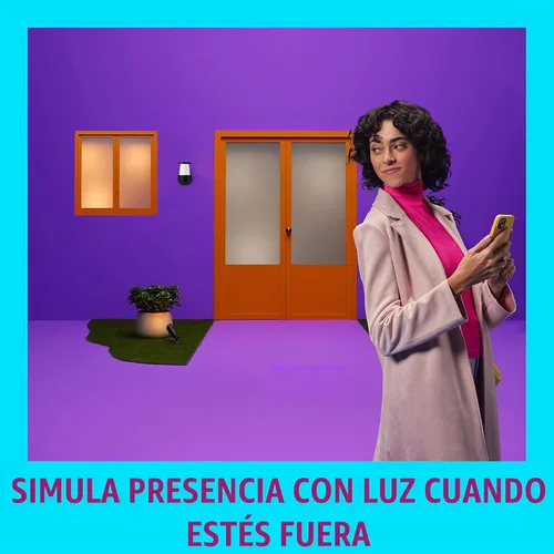 Vista 9 de Kit de inicio de monitoreo del hogar WiZ incluye cámara de seguridad interior, video HD 1080p con detección de movimiento y audio bidireccional
