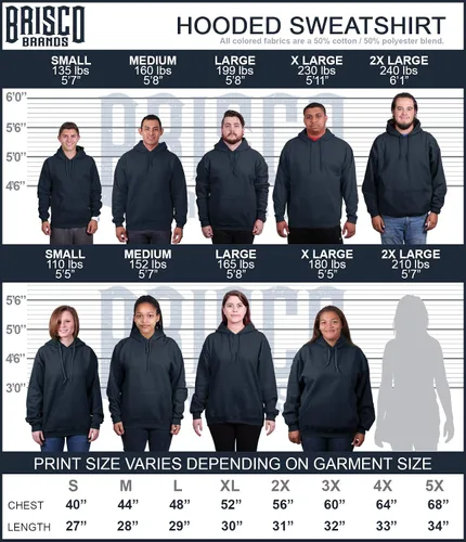 Vista 7 de Brisco Brands I Can Do This All Day Star Shield Hoodie Sweatshirt Women Men