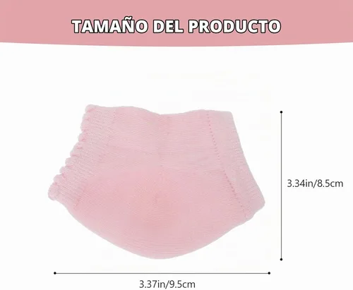 Vista 4 de FOMIYES 2 pares de fundas de gel para codo, mangas exfoliantes hidratantes para piel seca y agrietada, protección de codo elástica y transpirable