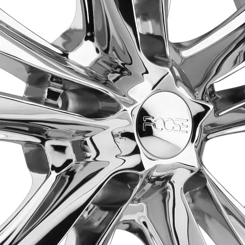 Vista 5 de Foose F097 Knuckle 17x8 5x4.5" +0.039 in Rim de rueda cromada 17" pulgadas