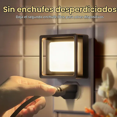 Vista 3 de DORESshop - Luz nocturna LED, luces nocturnas enchufables a la pared [2 paquetes], 3CCT