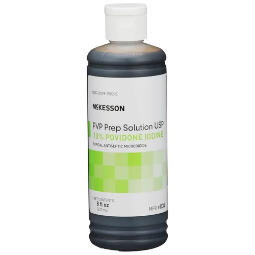 Vista 9 de McKesson PVP Prep Solution USP, 10% povidona-yodo, 1 gal, 4